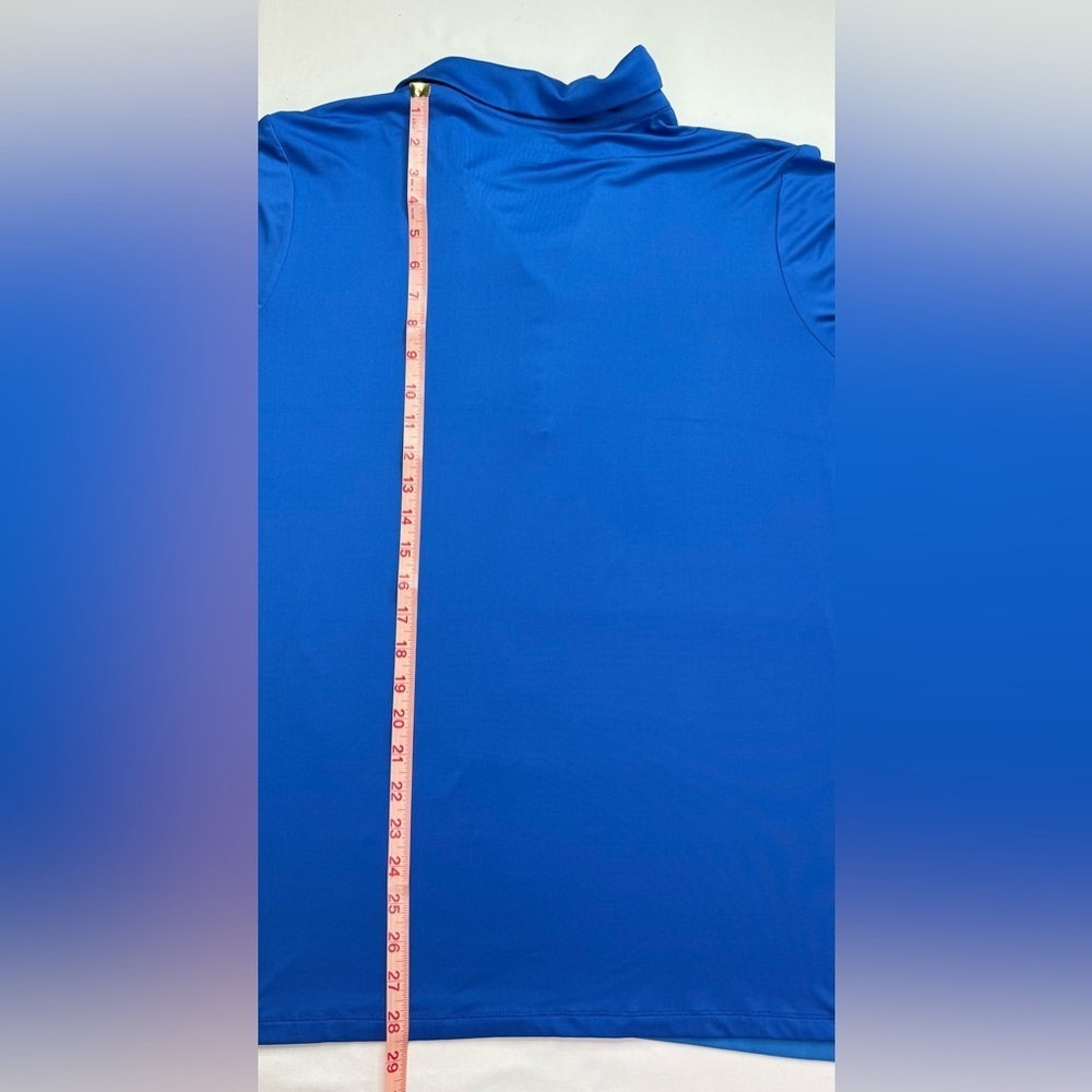 Coral Bay Golf Royal Blue Polo Shirt Short Sleeve Size XL - Picture 7 of 7